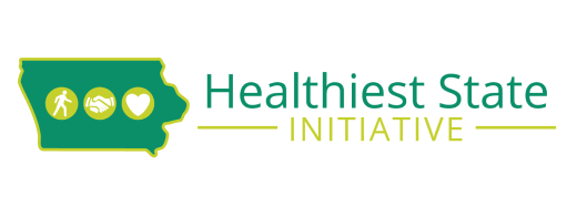 Logotipo de la iniciativa estatal más saludable de Iowa